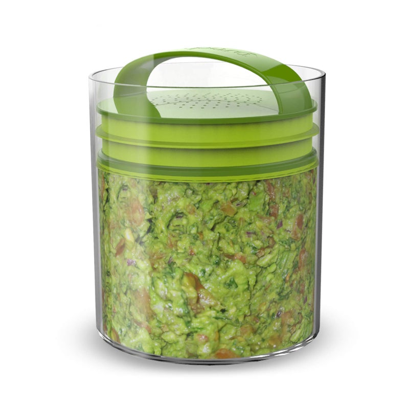 Prepara Evak Super Savor Plastic Food Storage, 14 Ounce, Green - Image 1